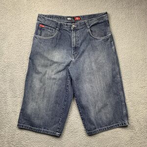 Vintage Southpole Jean Shorts 38 Jorts Y2K Baggy Skate Red Tab Streetwear